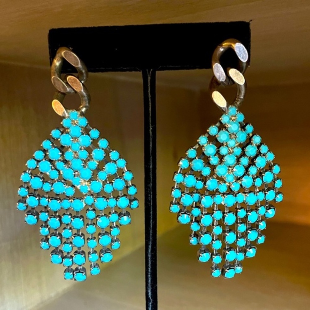 Jose and Maria Berrera Turquoise earrings